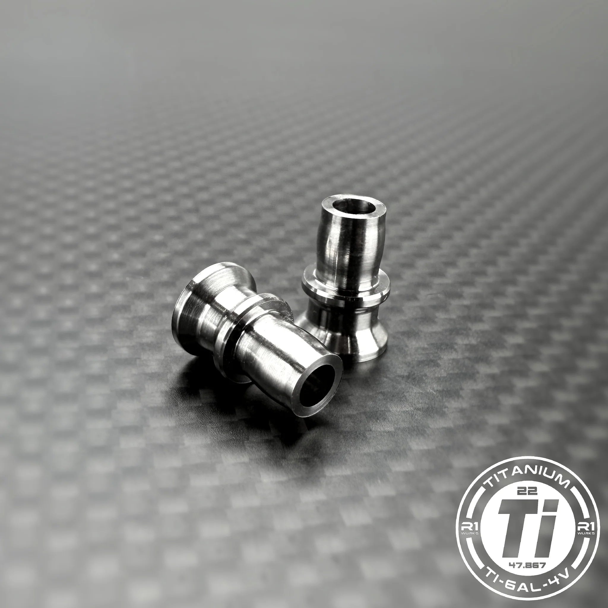 R1 Wurks 990973 Titanium Pro Shock Mounts