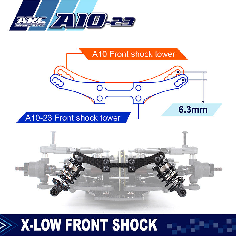 ARC R139010 X-Low Shock Set (4 shocks)