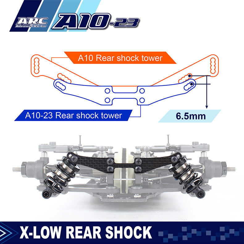 ARC R139010 X-Low Shock Set (4 shocks)