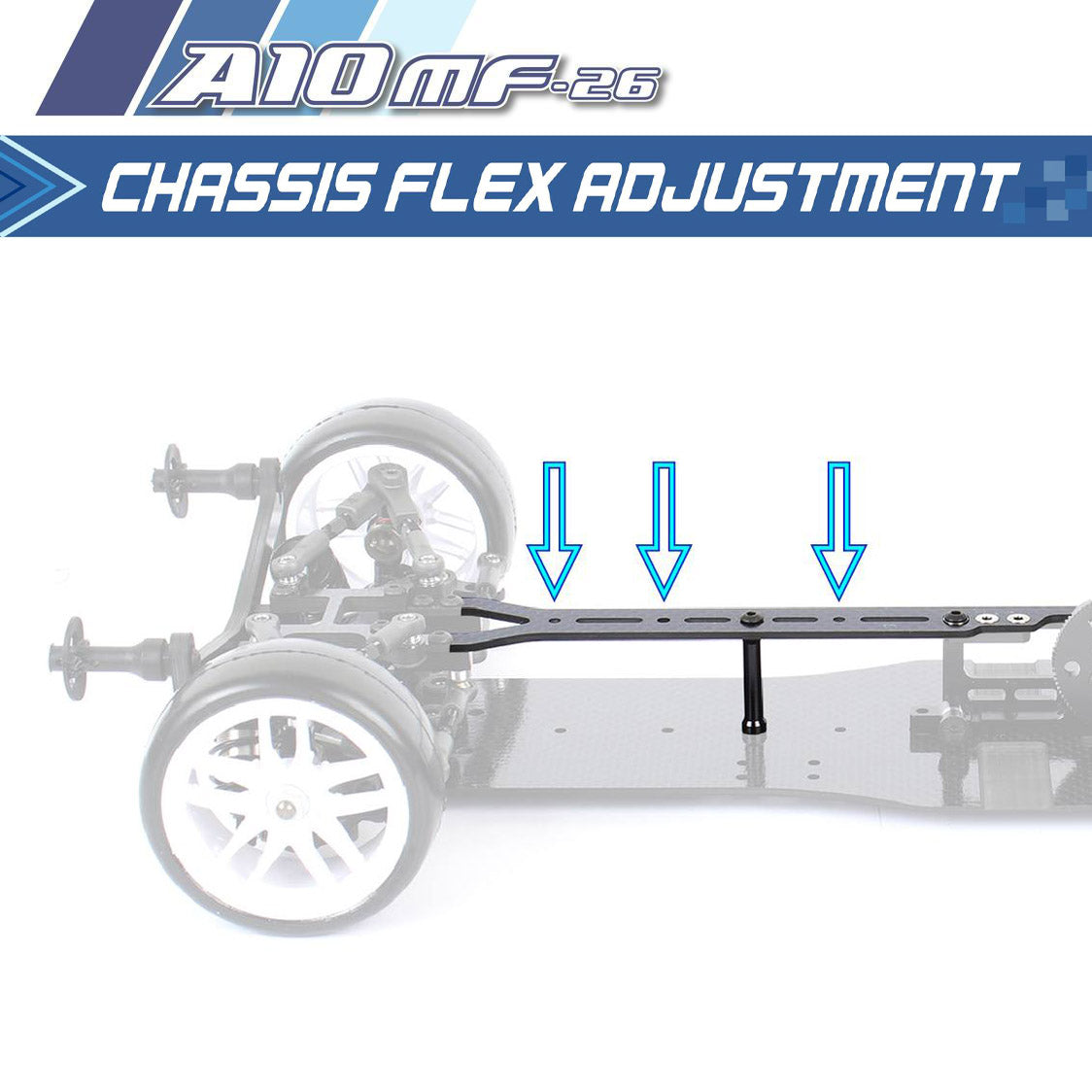 ARC R100040 A10MF-26 Electric FWD Touring Car Kit - Carbon Chassis