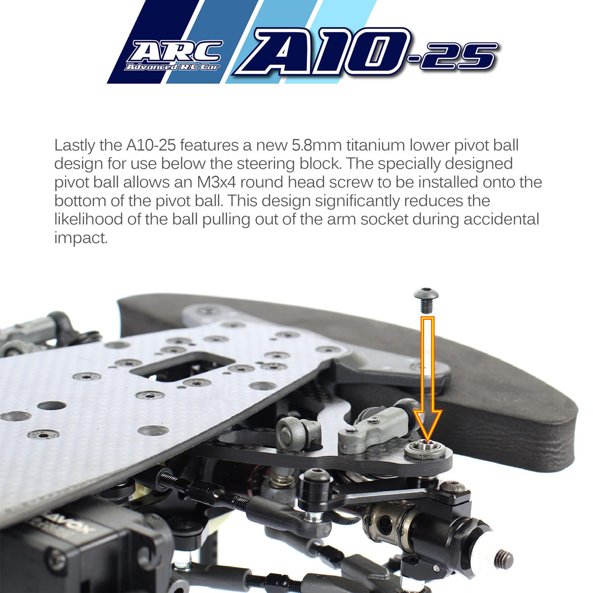 **Pre-order** ARC R100039 A10-25 Electric Touring Car Kit (Aluminum Chassis)