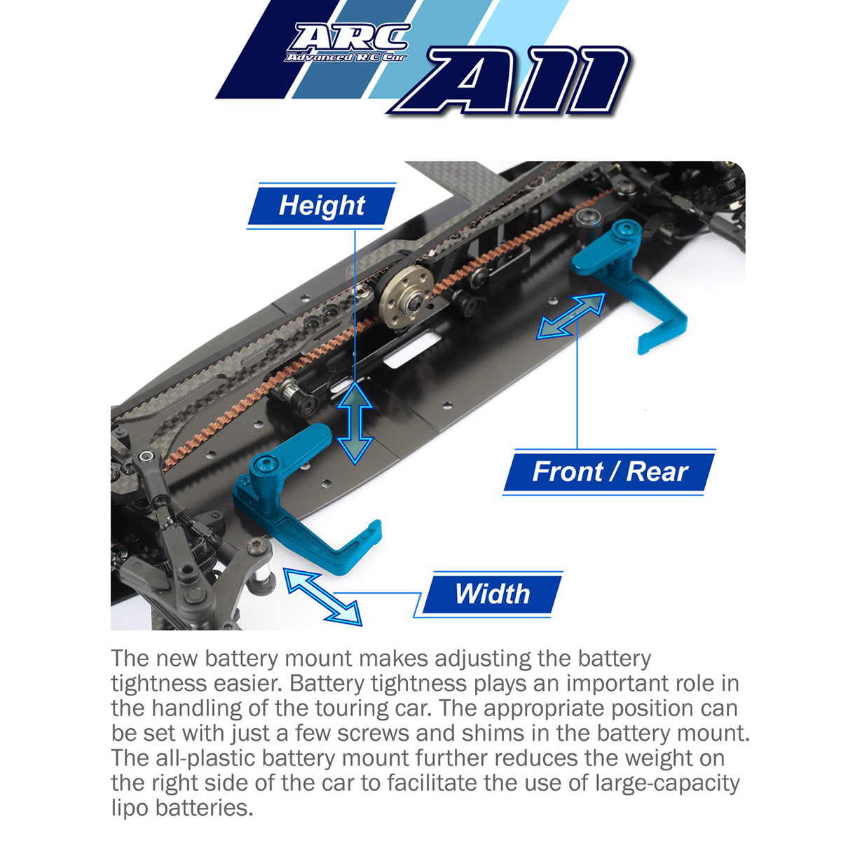 ARC A11 1/10th Electric Touring Car Kit