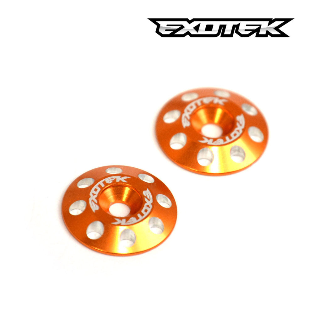 Exotek 1678BLK Flite Wing Buttons V2 - Orange
