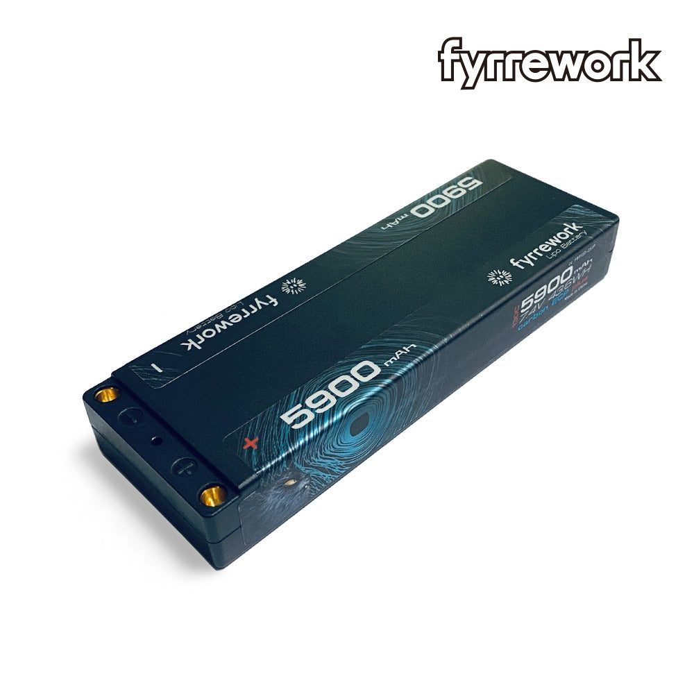 Fyrrework 5900mAh 2S 7.4V 130C Ultra LCG Low IR Lipo Battery