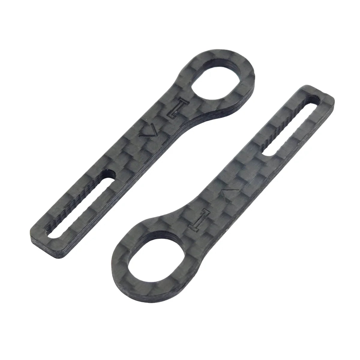 RC Maker RCM-HRPUL-E Horizontal Rear Post Body Mounts ULTRA LITE - Carbon Extensions