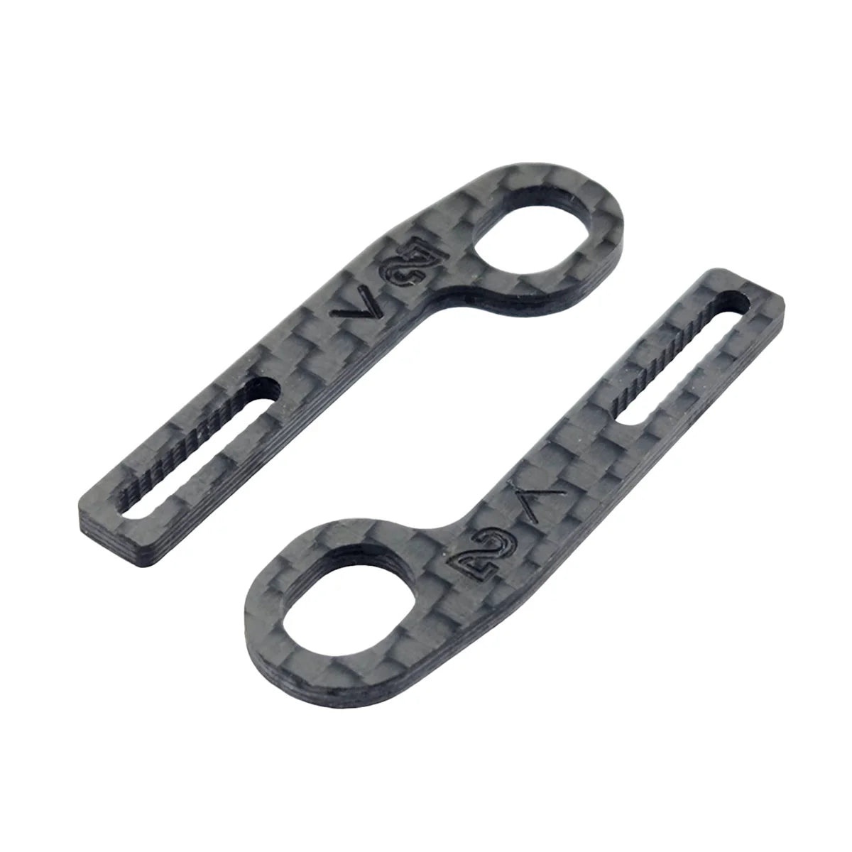 RC Maker RCM-HRPUL-E Horizontal Rear Post Body Mounts ULTRA LITE - Carbon Extensions