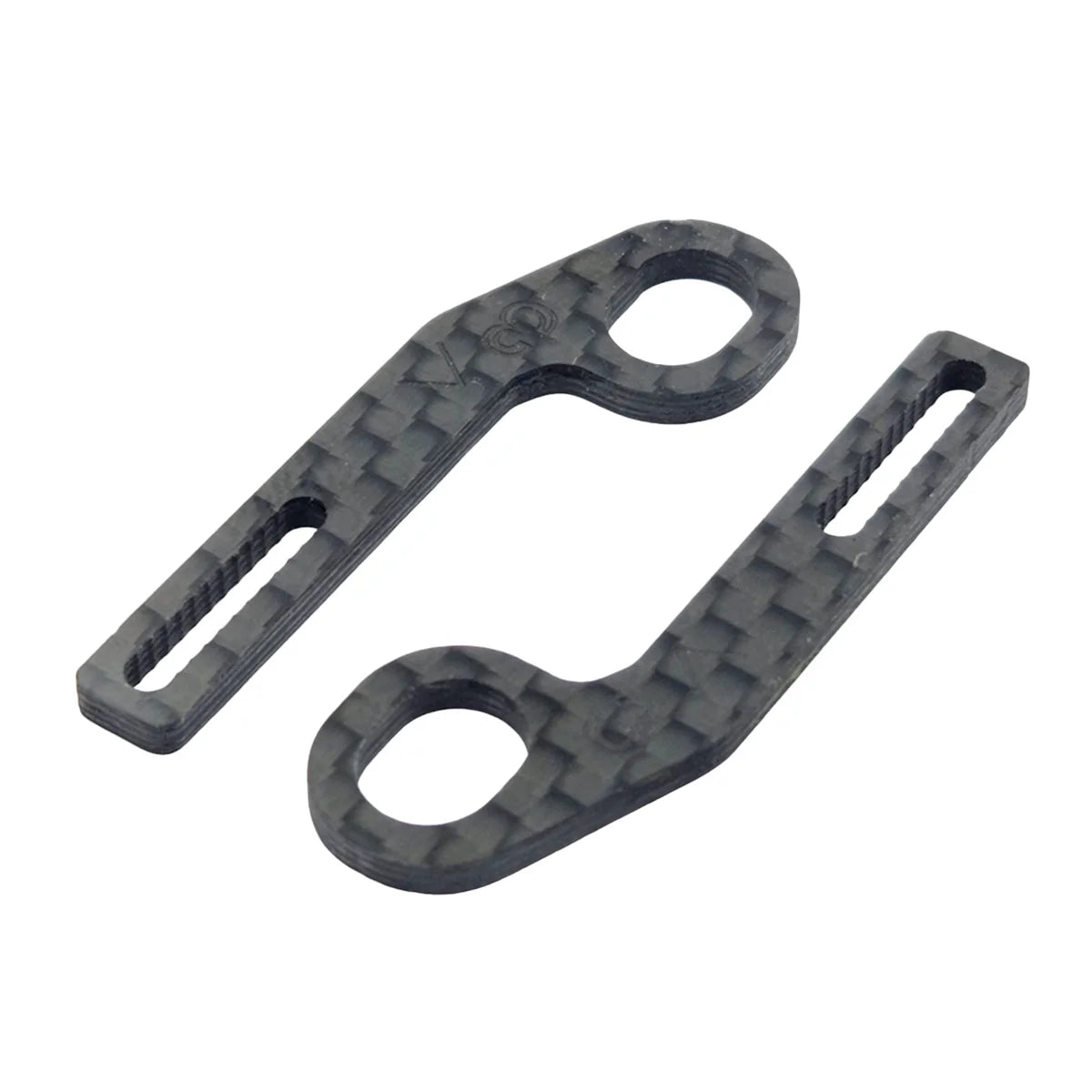 RC Maker RCM-HRPUL-E Horizontal Rear Post Body Mounts ULTRA LITE - Carbon Extensions