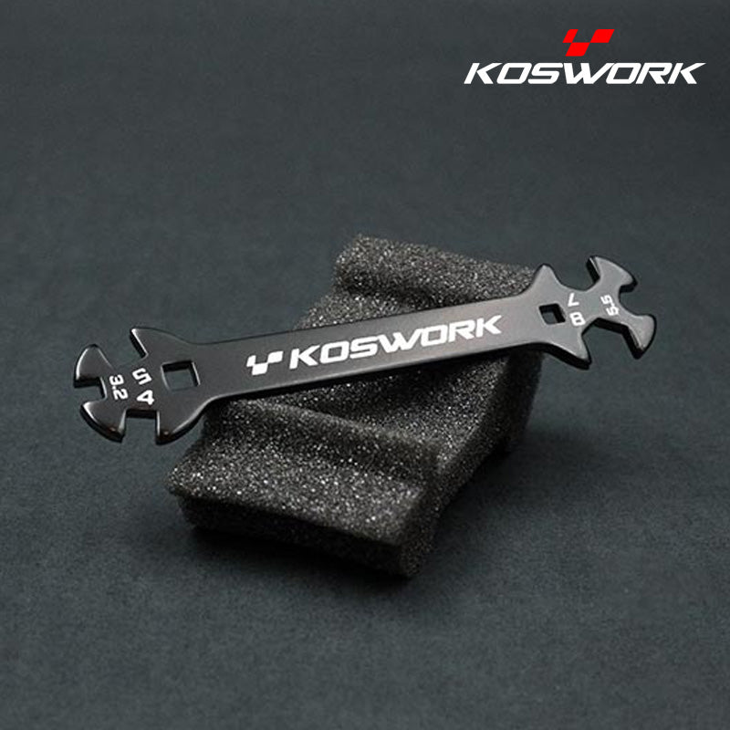 Koswork KOS13231 Turnbuckle Wrench (3.2, 4, 5, 5.5, 7 & 8mm)