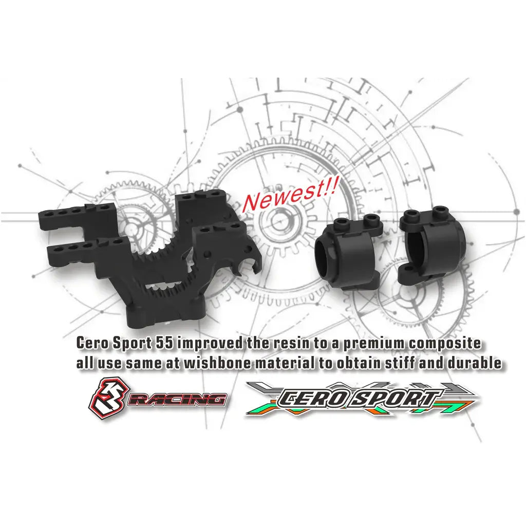 3Racing Cero Ultra Sport 55 1/10th Touring Chassis Kit