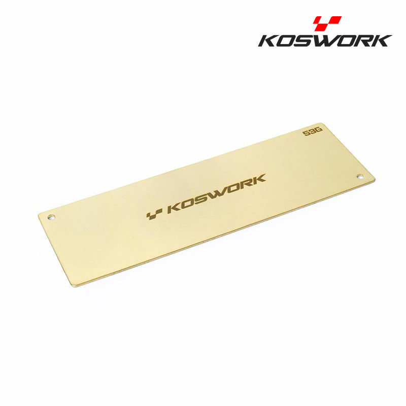 Koswork KOS04232 53g Stick Lipo Weight 136x46x1.0mm