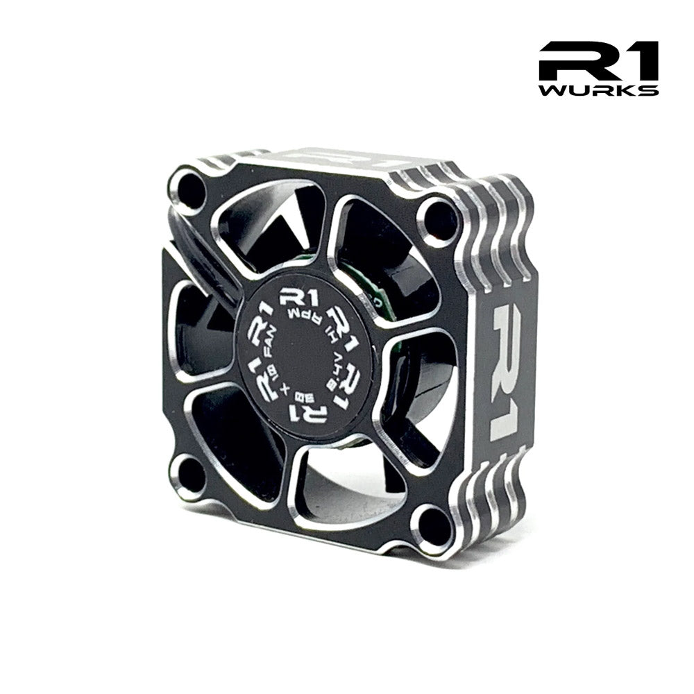 R1 Wurks 060027 30mm Aluminium Digital3 ESC Fan Smokem