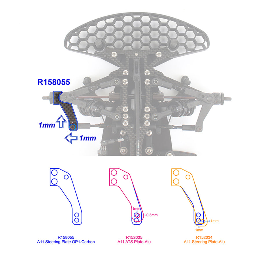 ARC R158055 A11 Steering Plate OP1-Carbon (2)