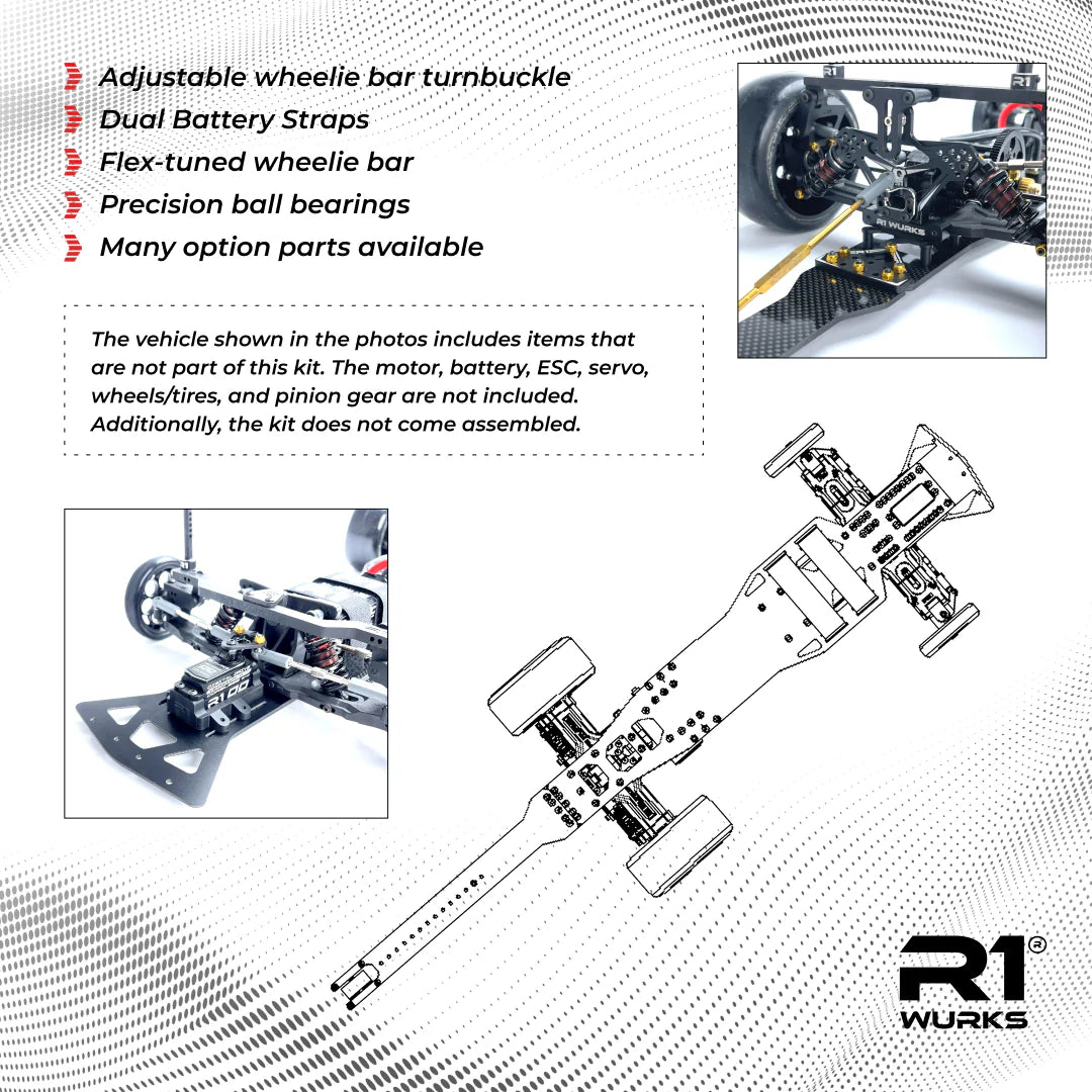 R1 Wurks 990960 DC1.2 Drag Car Kit