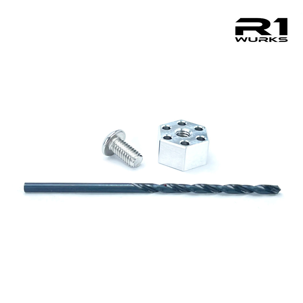 R1 Wurks 990918-2 DC1 Pinned Clamping Wheel Hex Drilling Guide