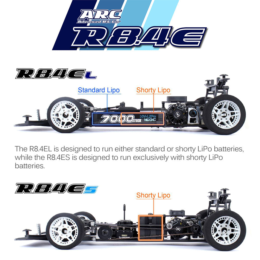 **Pre-order** ARC R8.4E 1/8th Electric Competition Car Kit