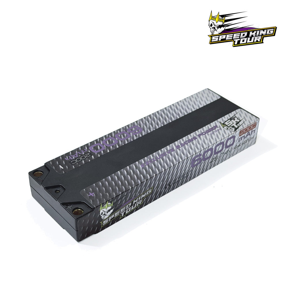 Speed King Tour 6000mAh 2S 7.4V 200C Super Low IR Lipo Battery