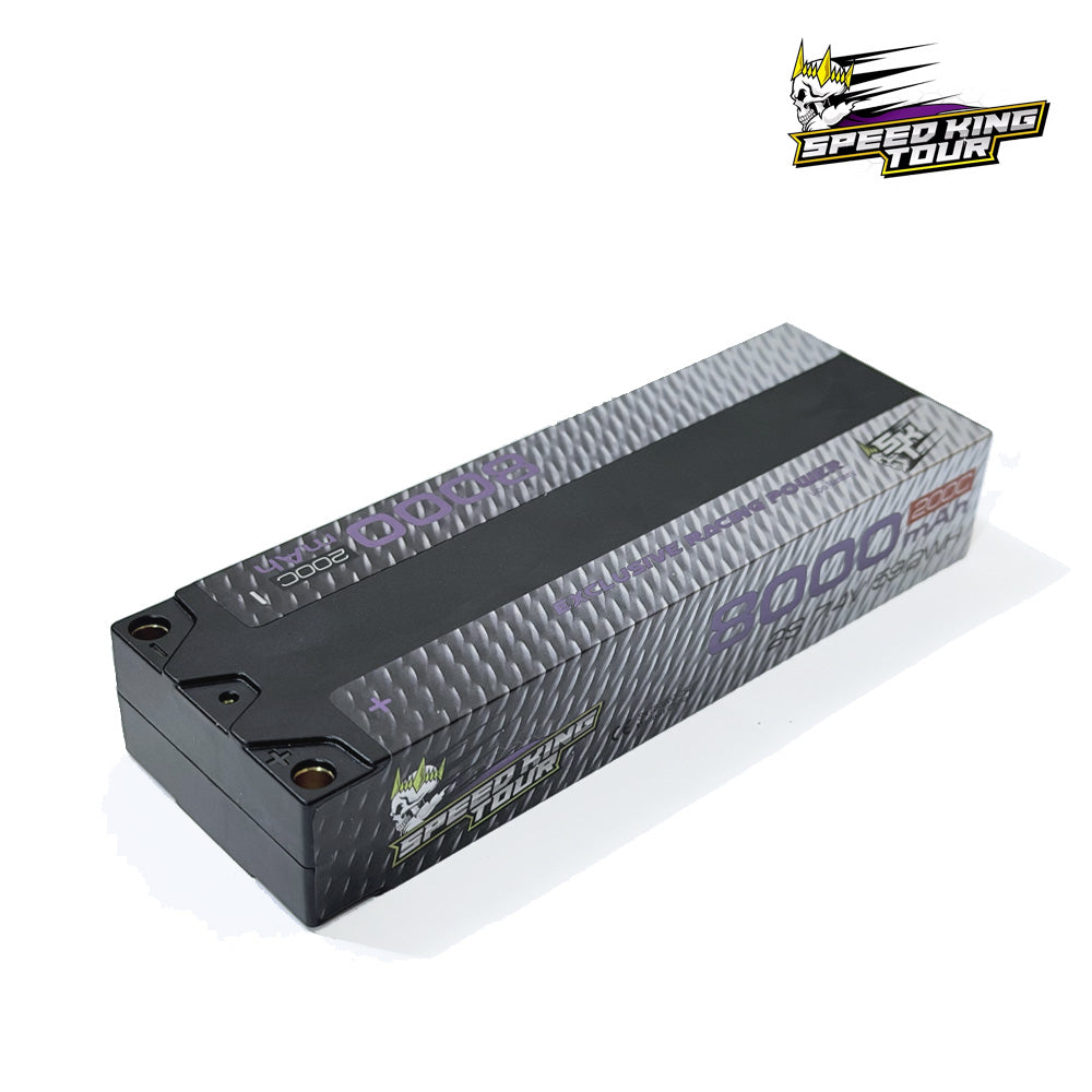 Speed King Tour 8000mAh 2S 7.4V 200C Super Low IR Lipo Battery