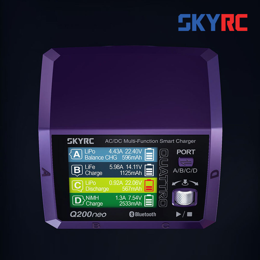 SkyRC Q200 Neo Quad AC/DC Charger – Smokem