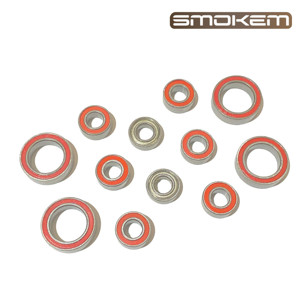 Smokem 88012 Diff & Axle Bearing Kit for Xpress XQ10 (12 pcs)