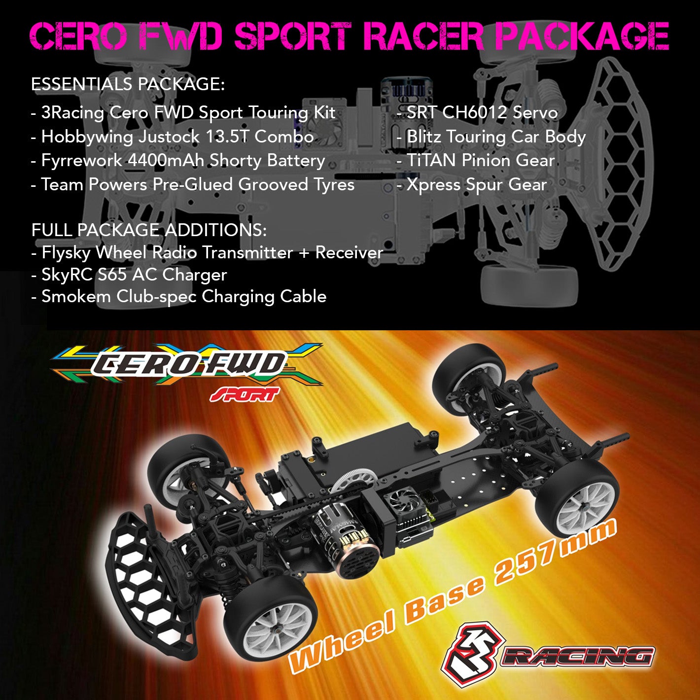 Smokem Cero FWD Sport Racer Package
