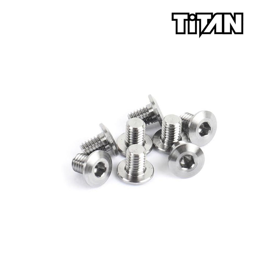TiTAN M3 Titanium Low Profile Head Screw (8 pcs)