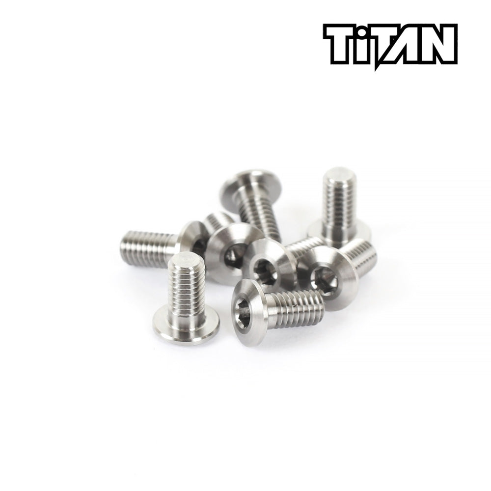 TiTAN M3 Titanium Low Profile Head Screw (8 pcs)