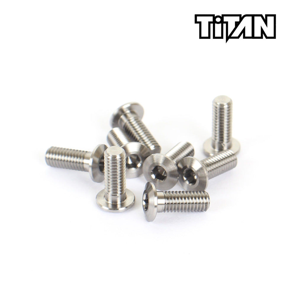 TiTAN M3 Titanium Low Profile Head Screw (8 pcs)