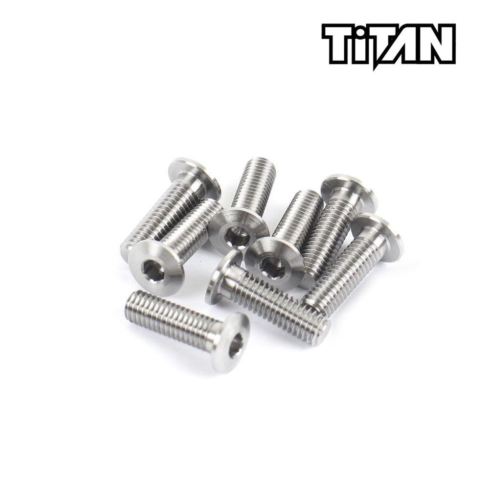 TiTAN M3 Titanium Low Profile Head Screw (8 pcs)