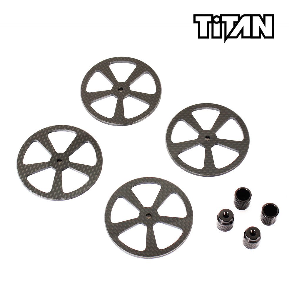 TiTAN 30121 1/10th Touring Car Setup Wheel (4) – Smokem