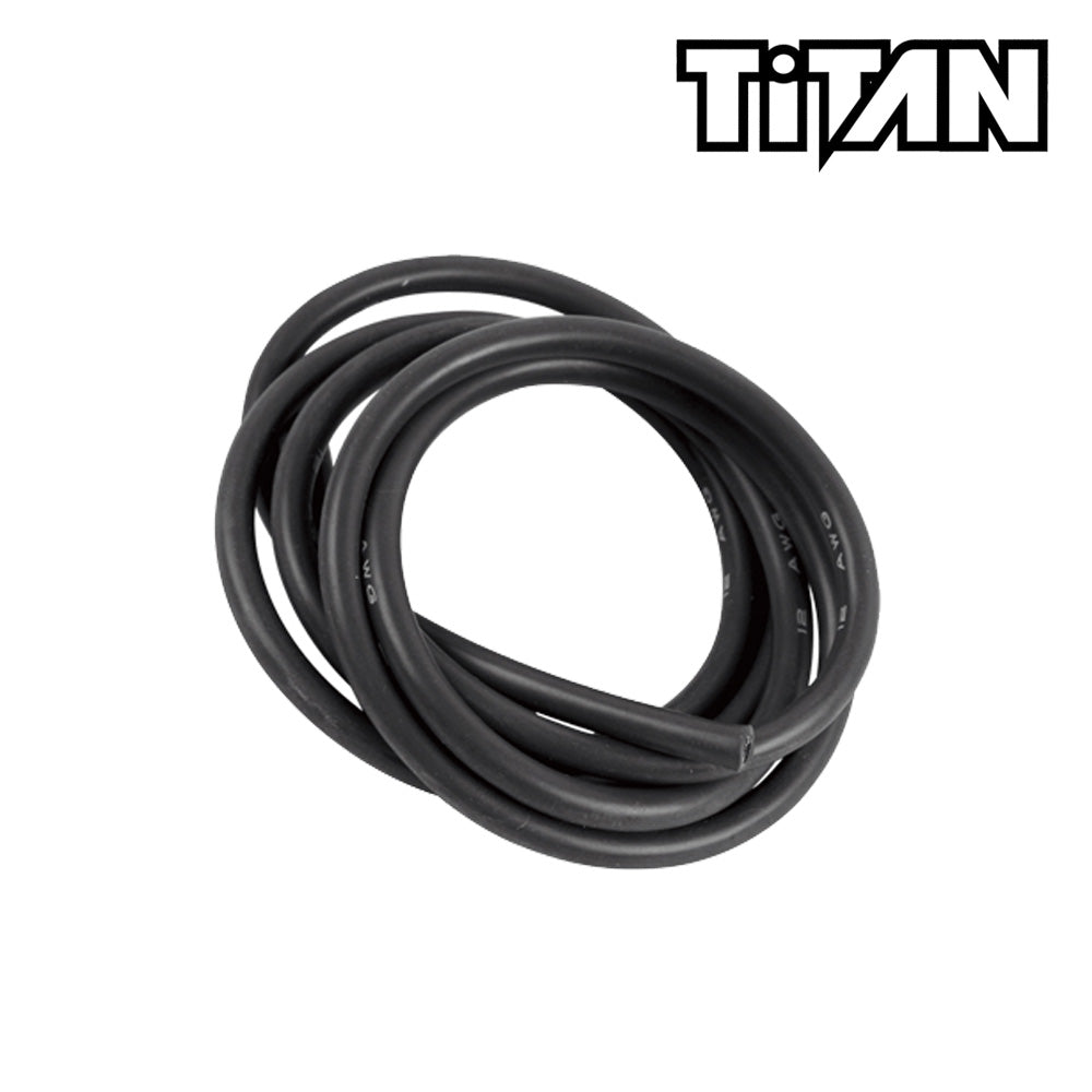 TiTAN 43002B 12AWG Silicon Wire 90cm (Black)