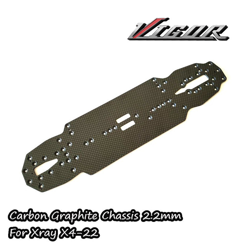 Vigor TH197 Carbon Fiber Chassis 2.25mm for Xray X4 2022/23