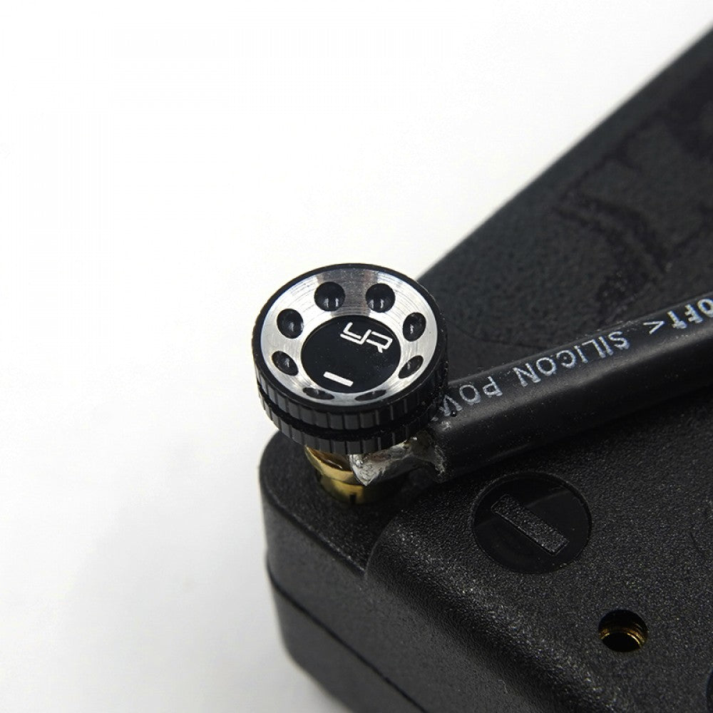Yeah Racing WPT-0165 Aluminum Adjustable Bullet Plug Grips w/5mm Bullets