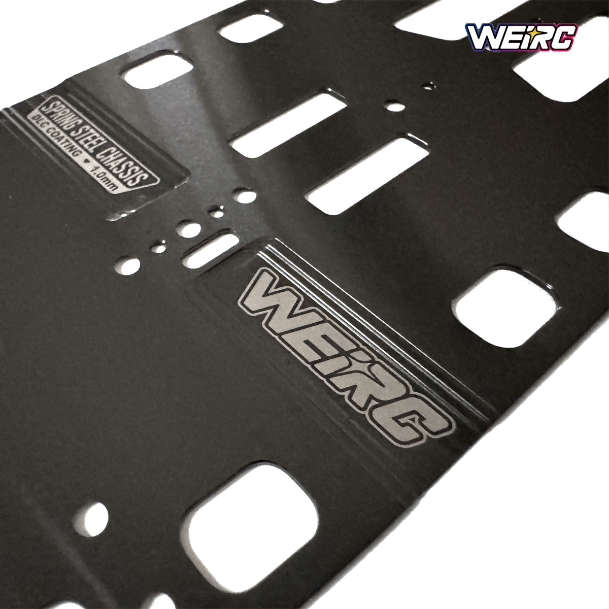 WEiRC 1.0mm DLC-coated Spring Steel Chassis for ARC A11 (118g)