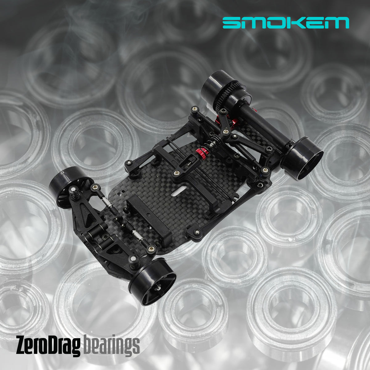 Smokem 70022 ZeroDrag Bearing Kit for Xpress Pizel Z1