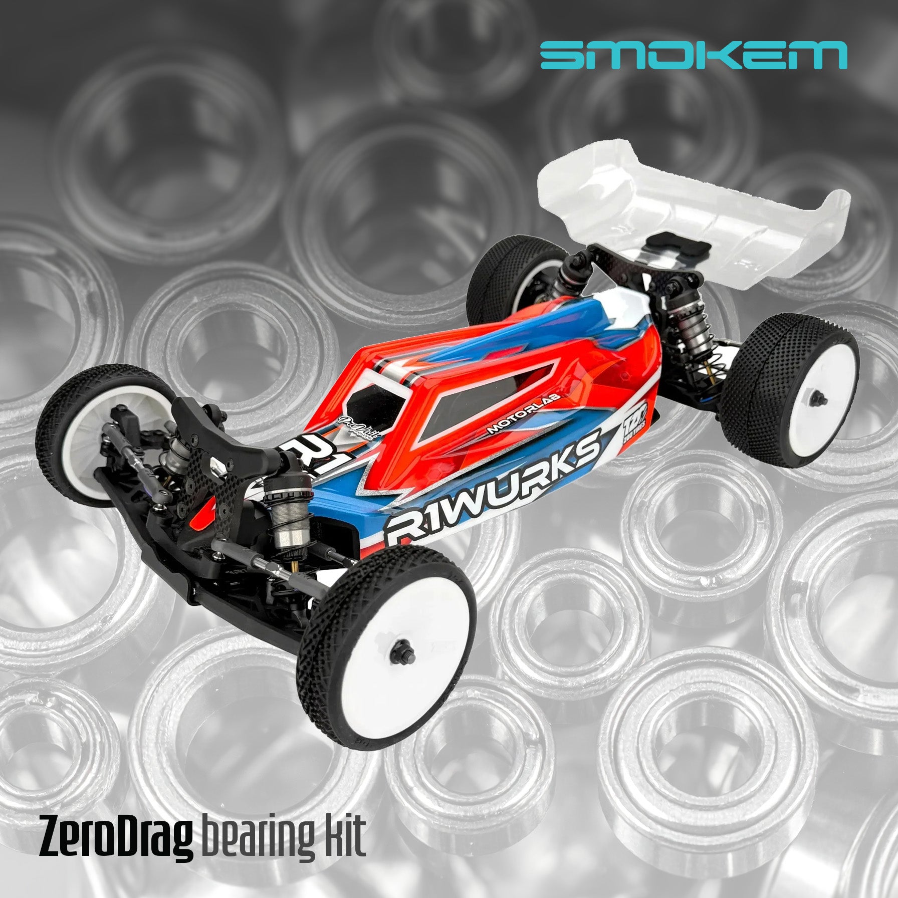 Smokem 70021 ZeroDrag Bearing Kit for R1B