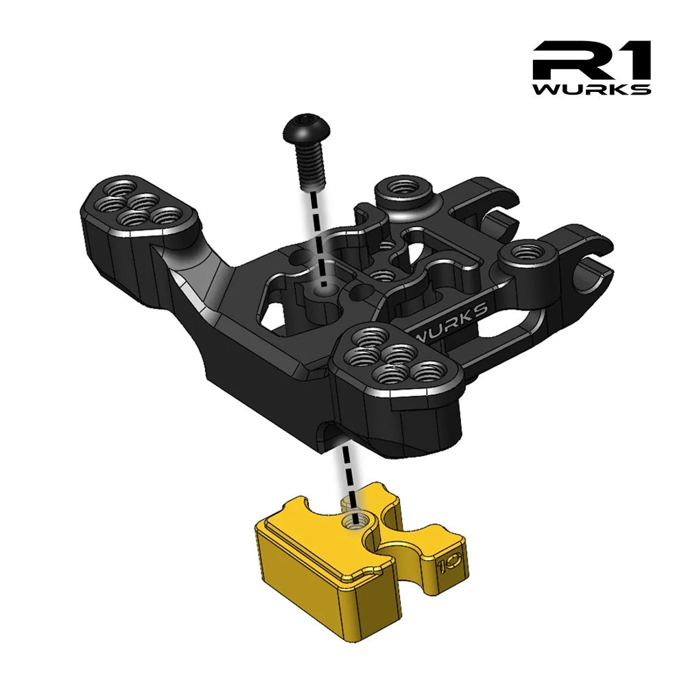 R1 Wurks 900097-2 B7 Front Ball Stud Mount Weight (10g)