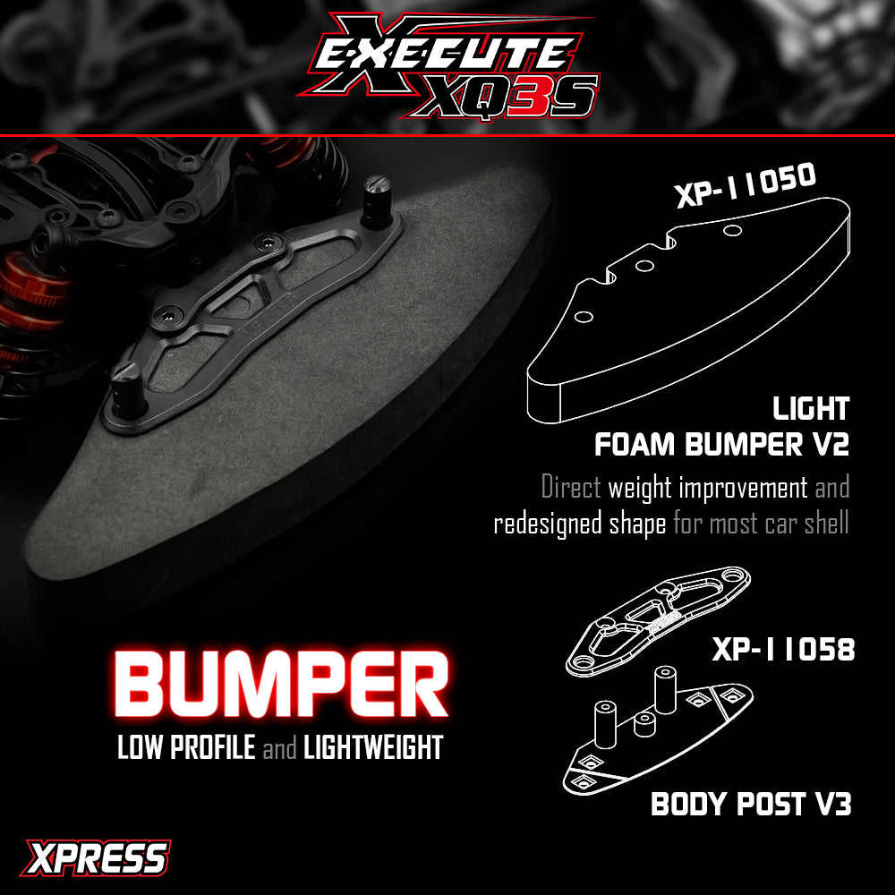 Xpress XP-90042 Execute XQ3S 1/10th Sport 4WD Touring Car Kit – Smokem