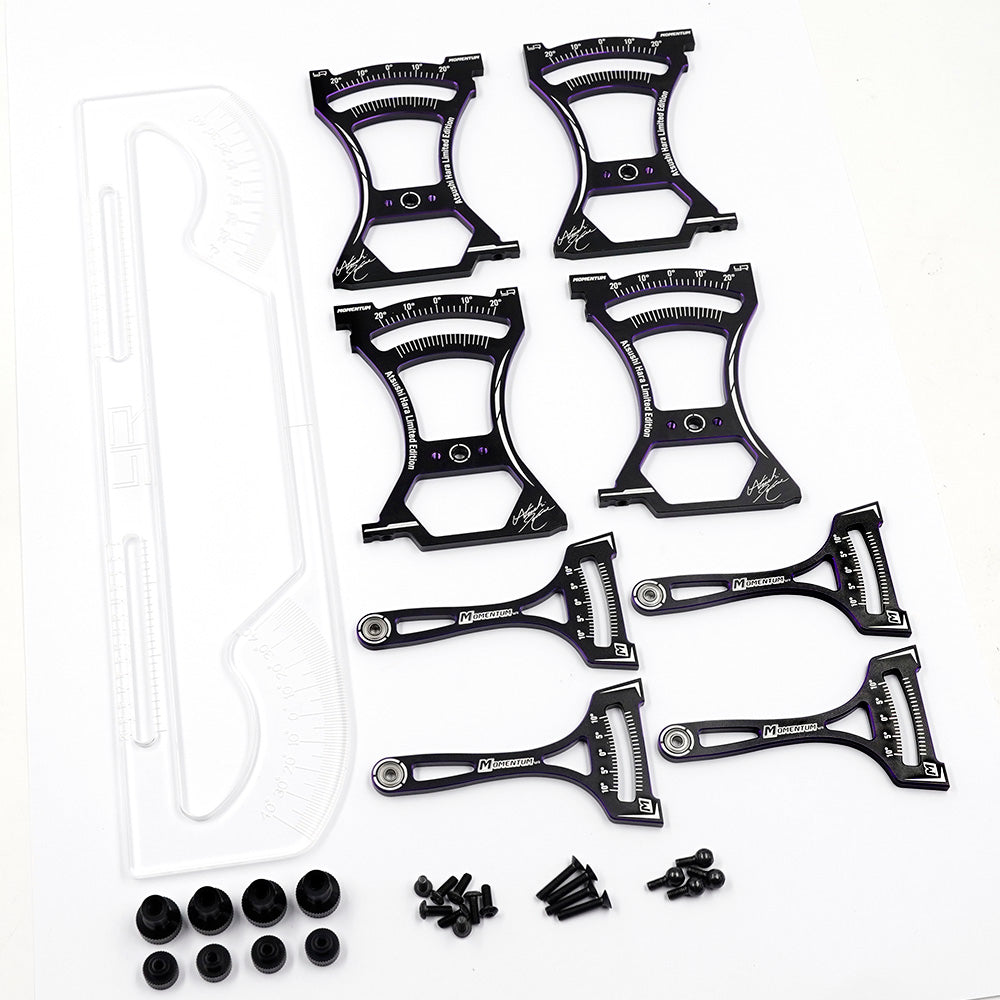 Atsushi Hara Momentum MMT-026 7075 Aluminum Set Up System V2 for 1/10 Touring (Limited Edition)