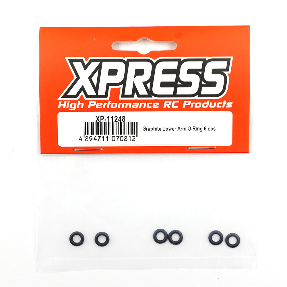 Xpress XP-11248 Graphite Lower Arm O-Ring 6 pcs