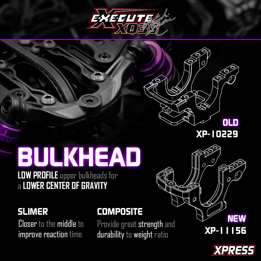 *Pre-order* Xpress XP-90051 Execute XQ3S Purple Hara Edition 1/10th Sport 4WD Touring Car Kit