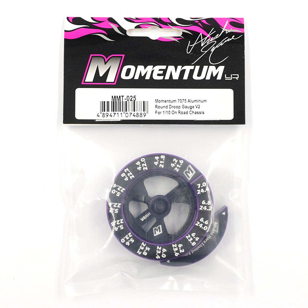 Atsushi Hara Momentum MMT-025 7075 Aluminum Round Droop Gauge V2