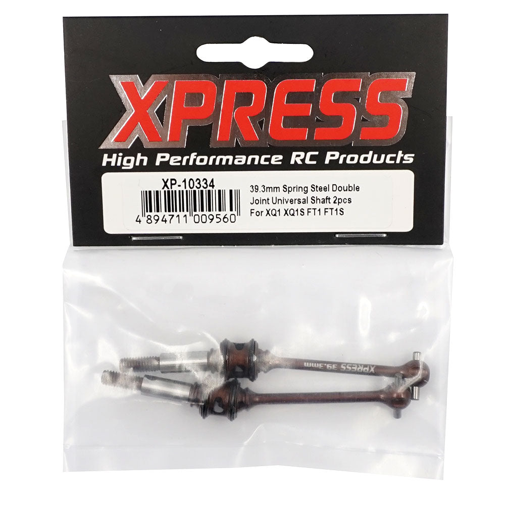 Xpress XP-10334 39mm Spring Steel Double Joint Universal Shaft 2pcs ...