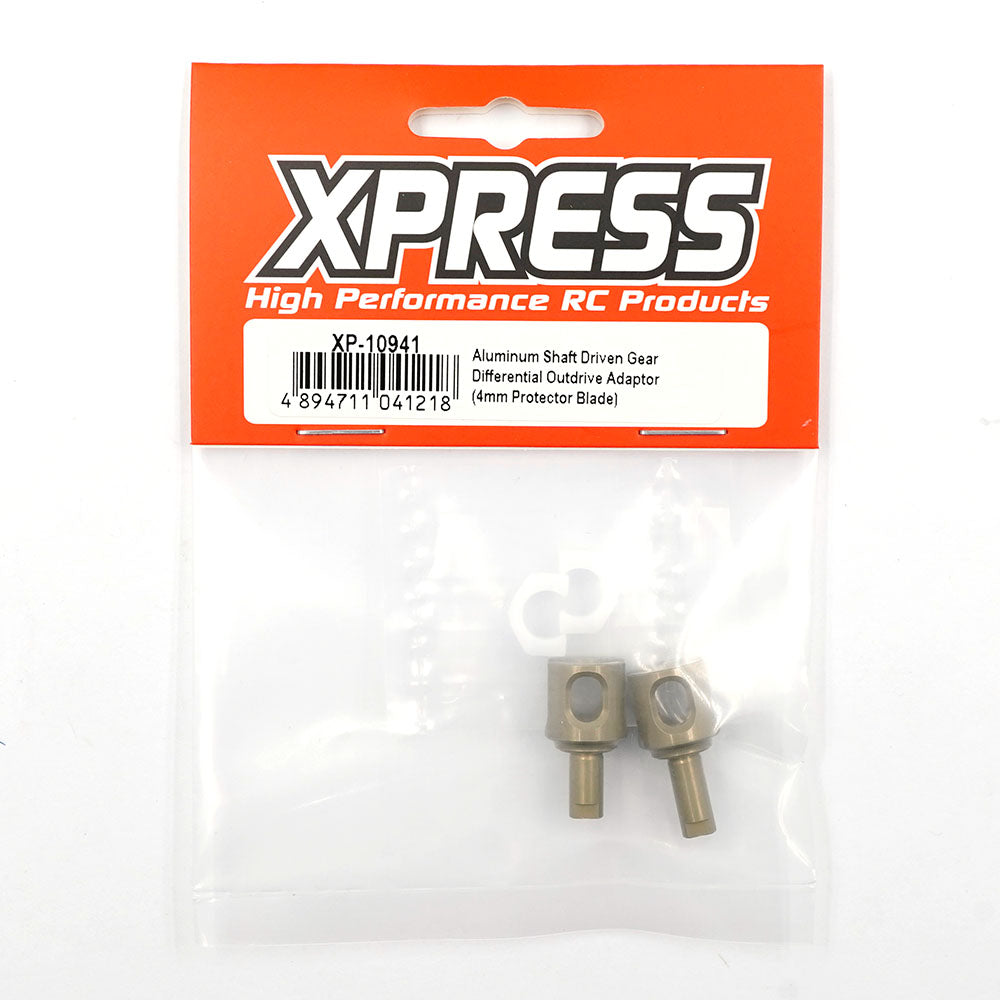 Xpress XP-10941 4mm Aluminum Diff Outdrive Adaptor for AT1