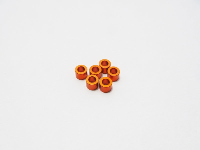 Hiro Seiko 3mm Orange Alloy Spacer Set