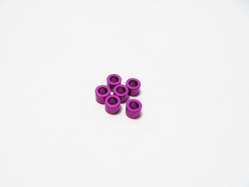 Hiro Seiko 3mm Purple Alloy Spacer Set
