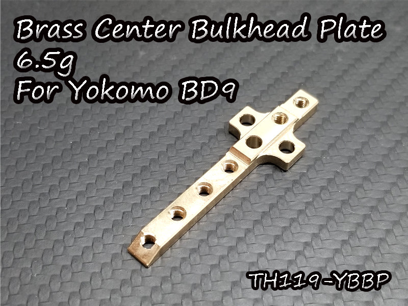 Vigor TH119 Long Brass Centre Bulkhead Plate for Yokomo BD9 (6.5g)