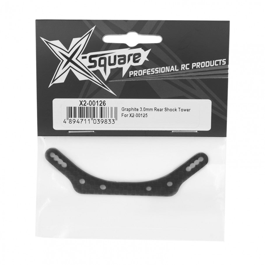 X-Square X2-00126 3mm Carbon Fiber Rear Shock Tower For X2-00125