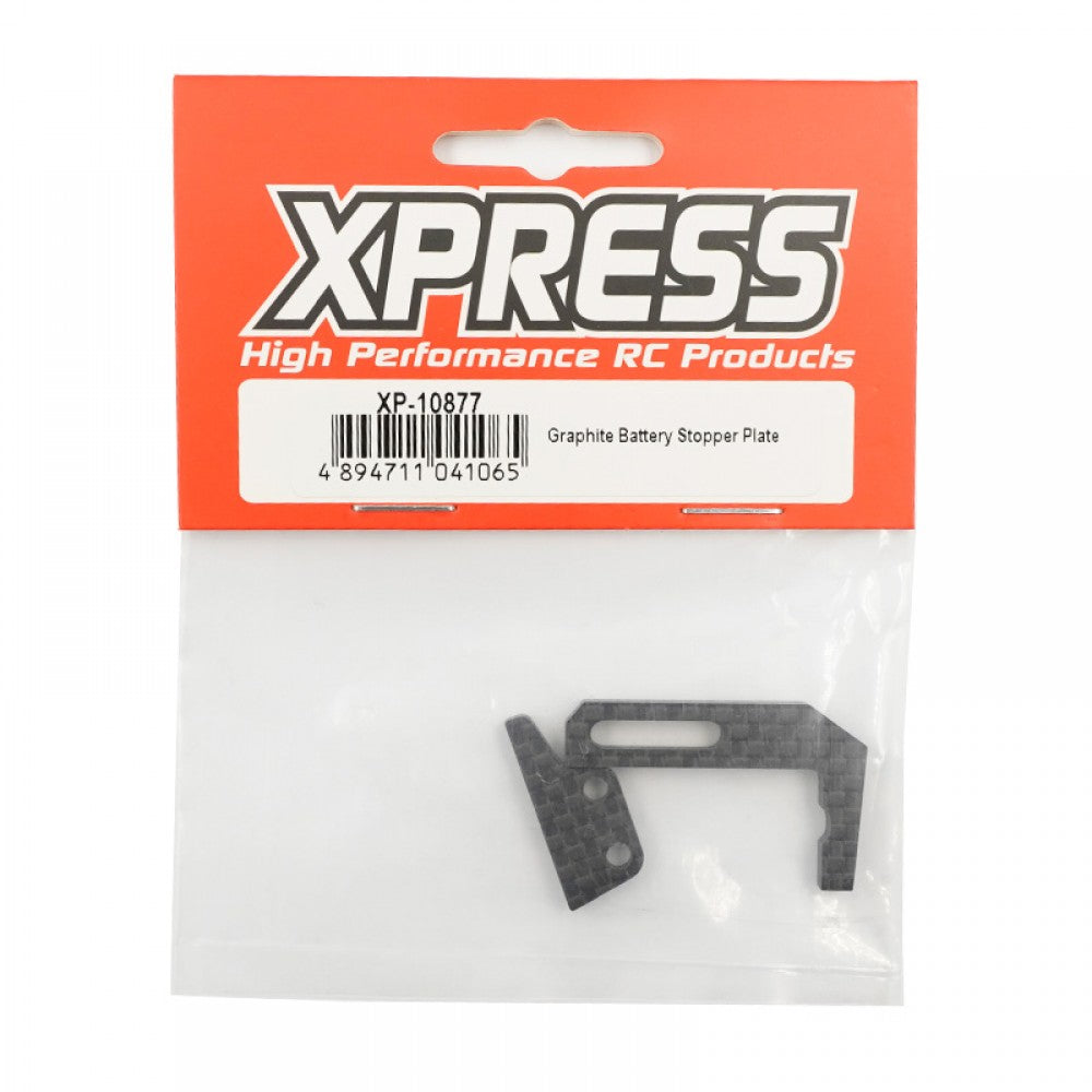 Xpress XP-10877 Carbon Fiber Front Battery Stopper Plate for Arrow AT1