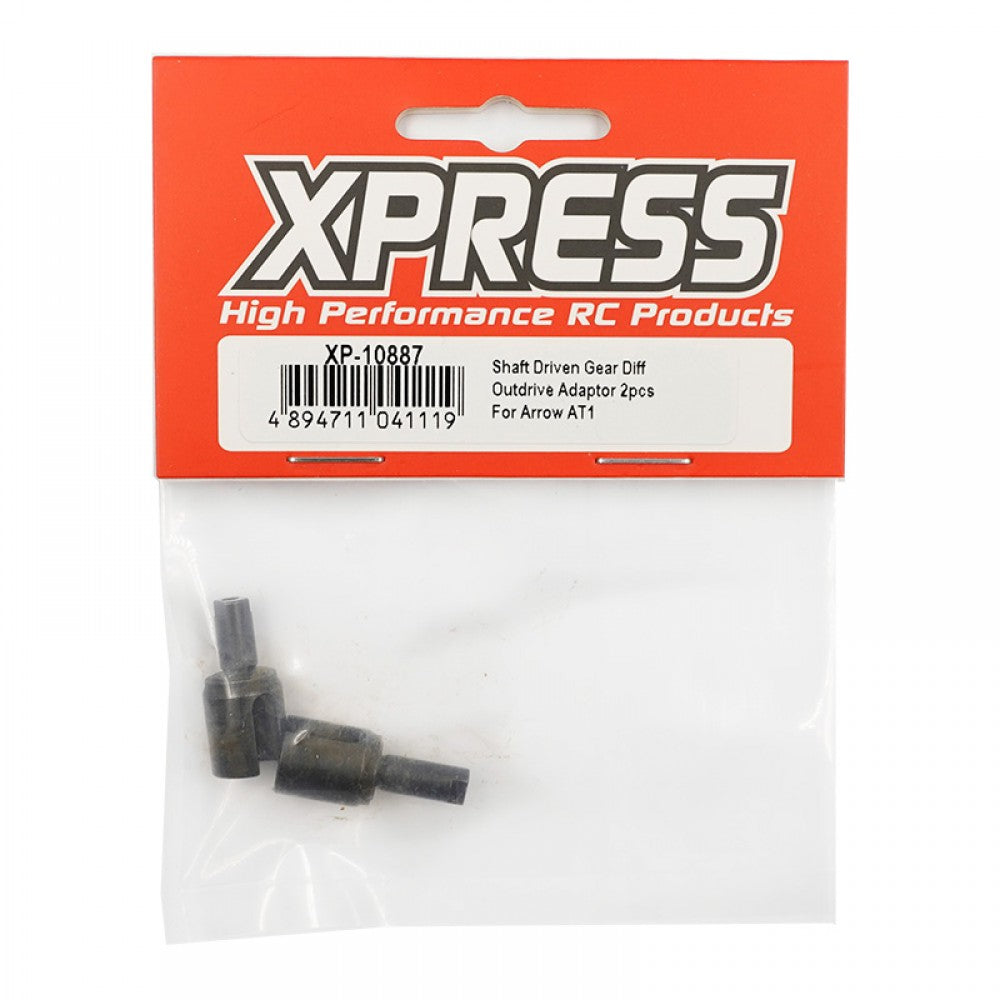 Xpress XP-10887 Gear Diff Outdrive Adaptor for Arrow AT1 2pcs