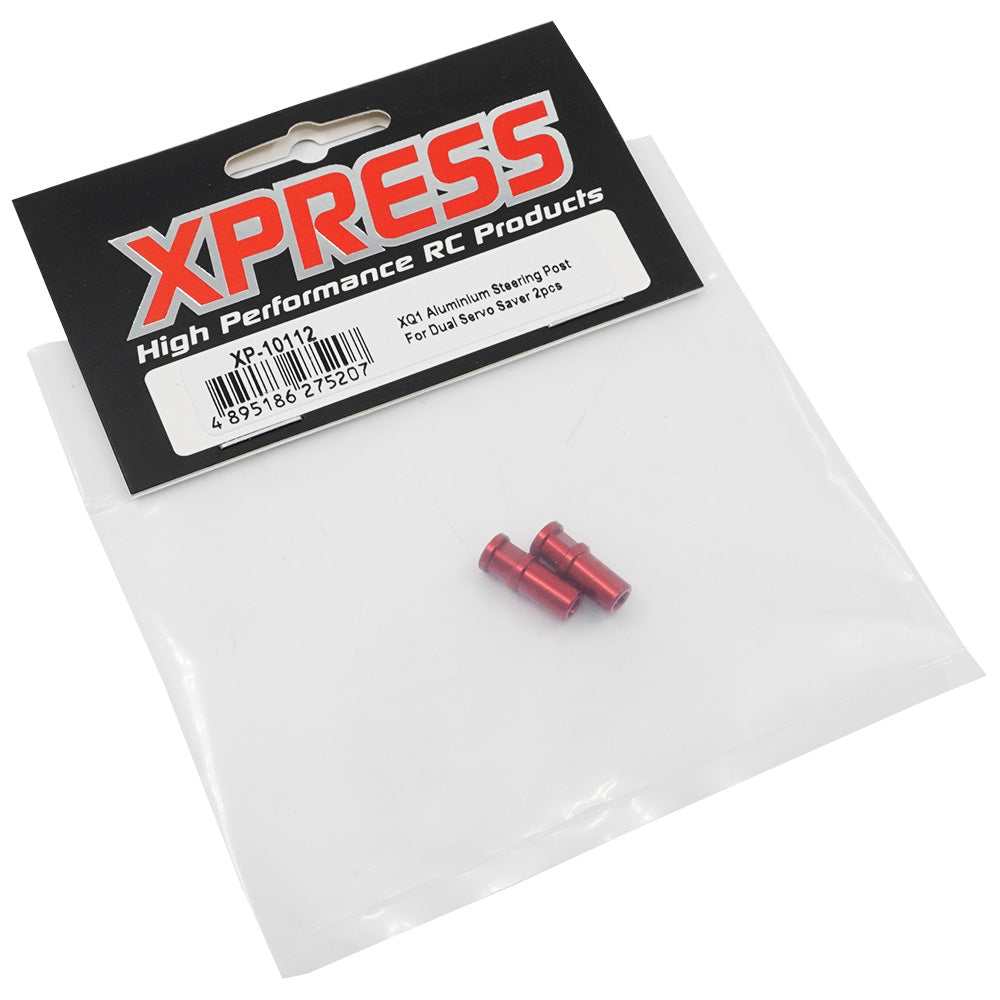 Xpress XP-10112 Aluminium Steering Post for Dual Servo Saver 2pcs